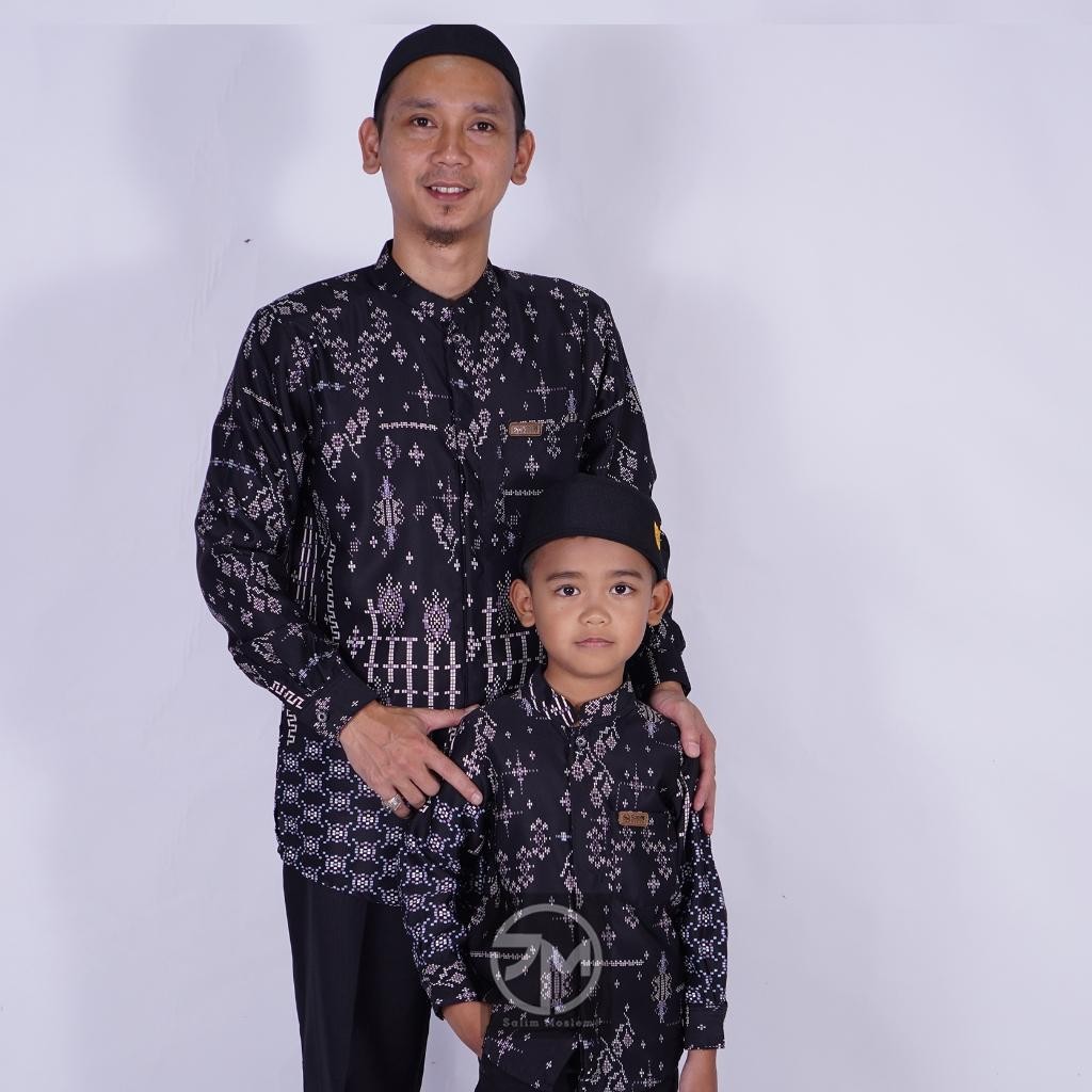 Bsh Salim_Moslem -  Amira Family Sarimbit Keluarga Set Couple Lebaran 2025  Baju Couple