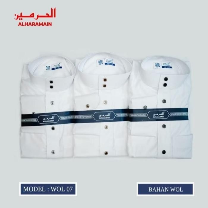 Sg Gamis Al Haramain Putih Premium/Jubah Haramain