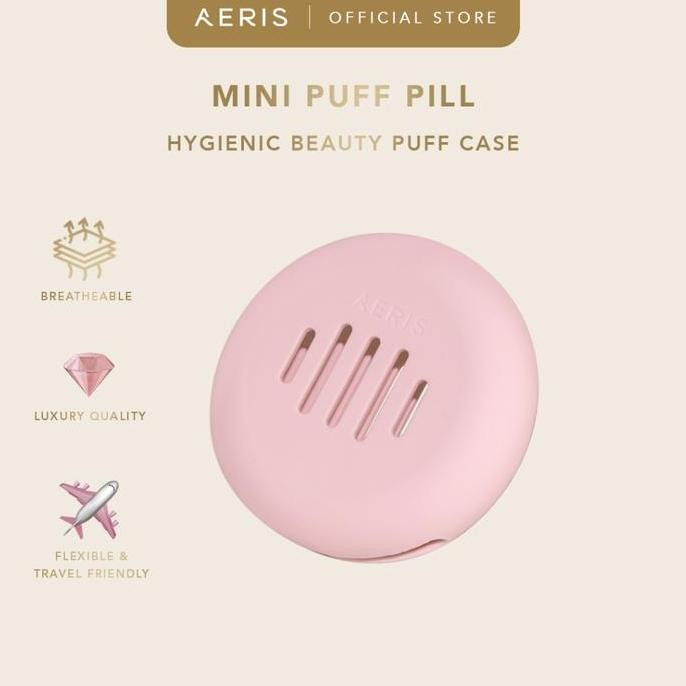 TERBARU - Aeris Beaut Mini Puff Pill | Case Pelindung Tempat Penyimpanan Beauty Blender Spons Sponge