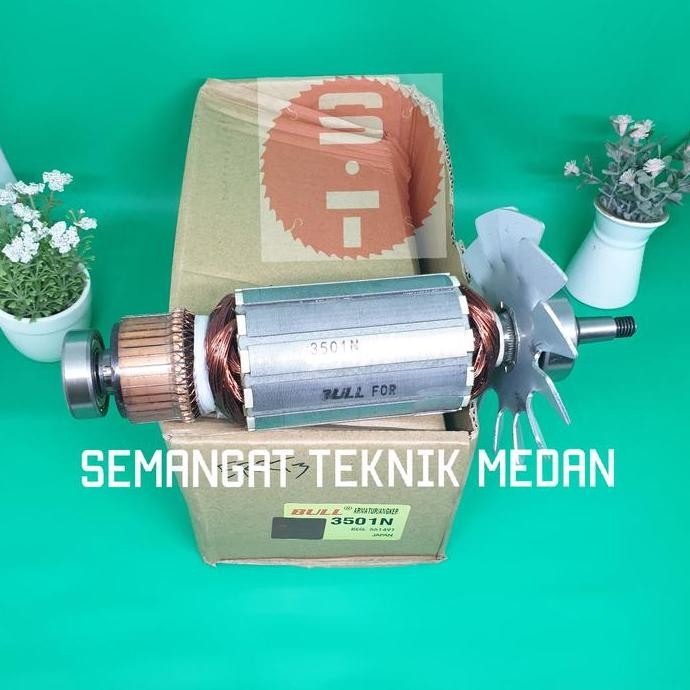 ARMATURE ANGKER GROOVING GROOVE GROVER CUTTER 7" FUJIYAMA 3501N BULL