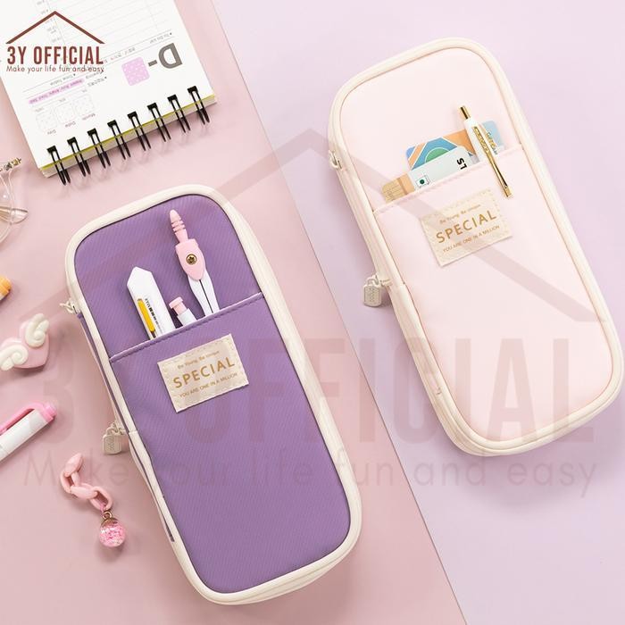 

WSS 3Y Angoo Collapsible Pencil Case kotak pensil aesthetic Stationery ORIGINAL
