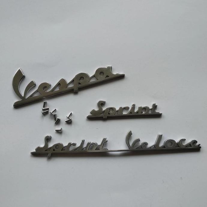 EMBLEM VESPA SPRINT VELOCE TEBEL ALMUNIUM