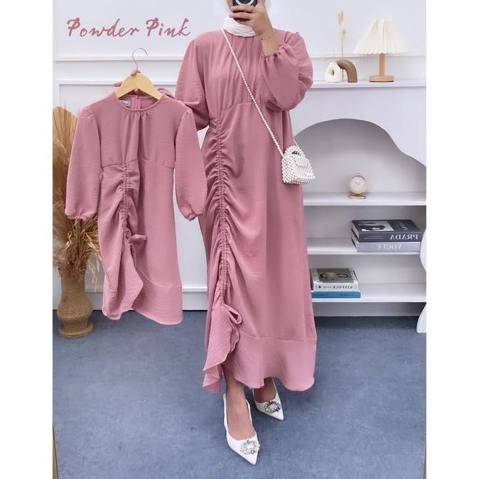 BSH BD - DARA Couple Ibu dan Anak (Dijual Terpisah) Baju Muslim Couple Kekinian 2025 Mom Tunik