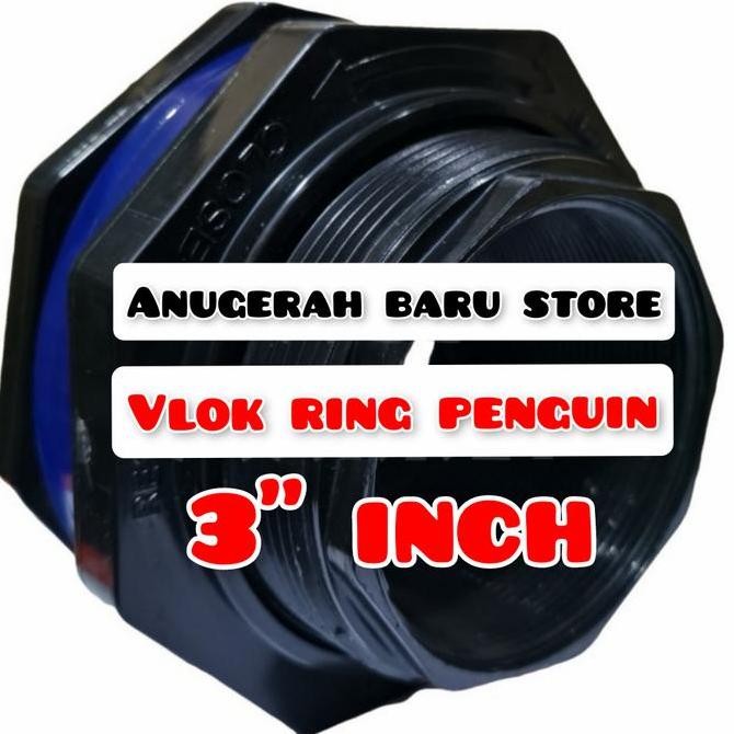 Penguin Vlok Ring Mur Drat Toren 3 Inch Verlop Tangki Air Untuk Toren 8000 Hingga 11000 Liter Murah