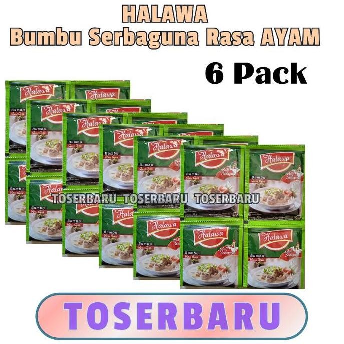 

HALAWA bumbu Penyedap Rasa ( paket 6 Pack )