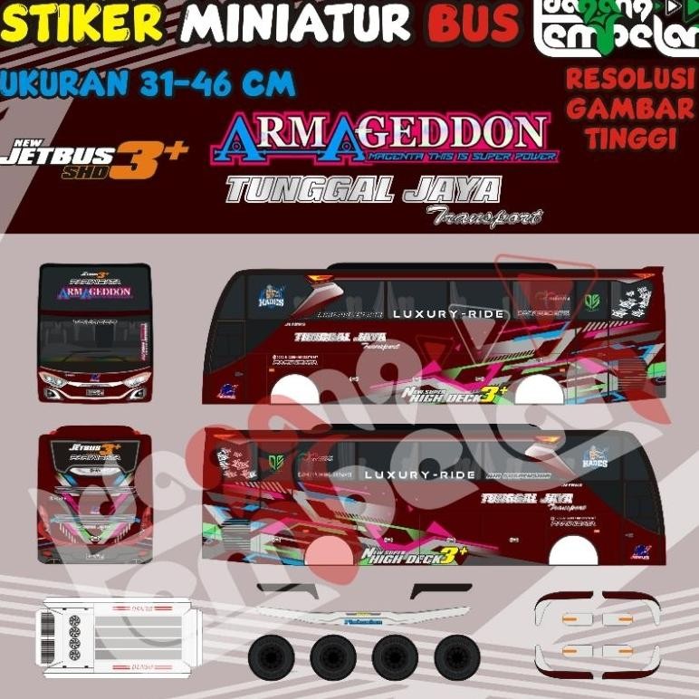 

Fx-4 Stiker Miniatur Bus Tunggal Jaya
