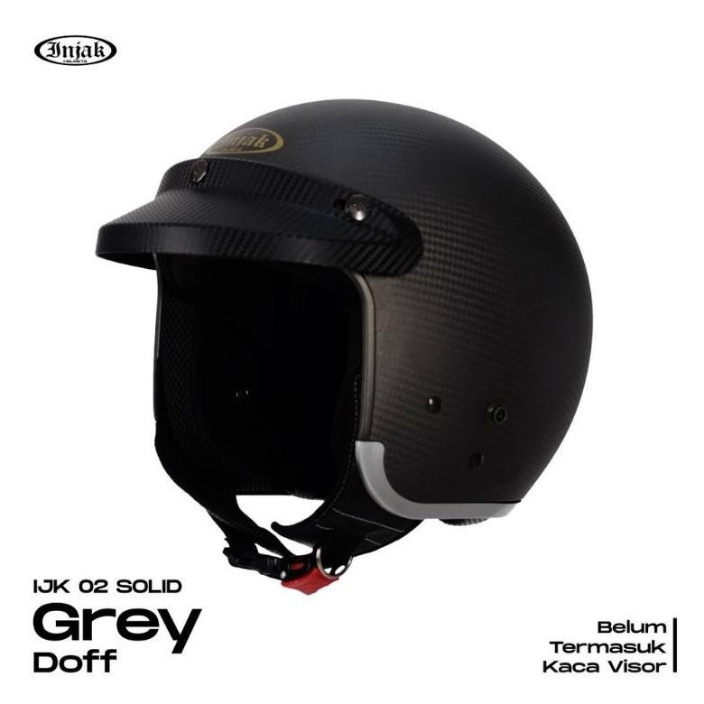 Helm Retro Injak | Helm Retro Injak Special Edition Carbon New | Helm Motor Retro Dewasa Helm Bogo