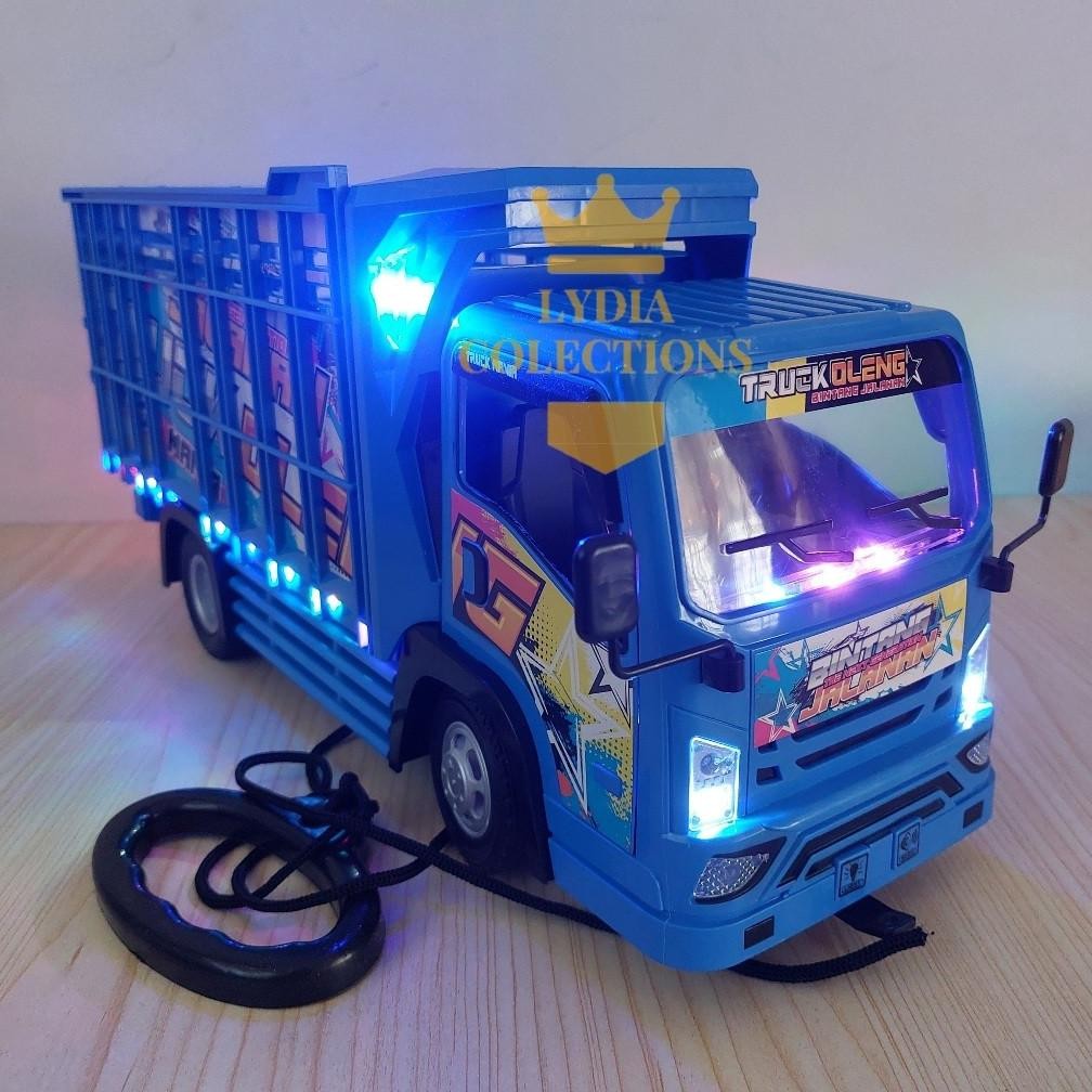 Big Sale Mainan Truk Basuri Oleng Telolet Jumbo Lampu Bisa Tarik