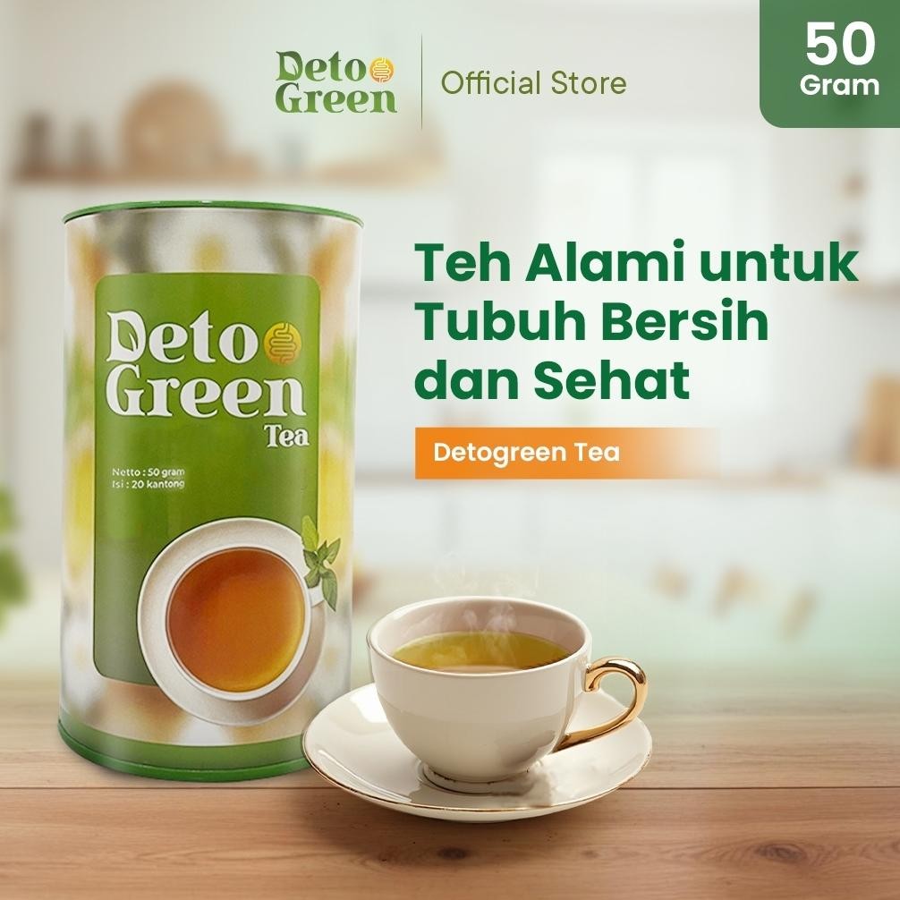 

SALE! DETOGREEN TEH ORGANIK DETOX 50GR - MELANCARKAN PENCERNAAN & SEHATKAN USUS