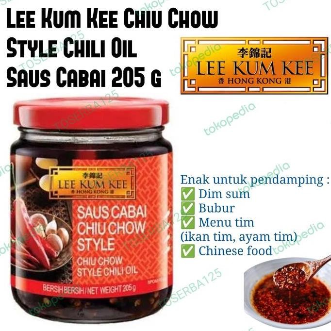 

Lee Kum Kee Chiu Chow Style Chili Oil- Saus Cabai 205 g - TOSERB125