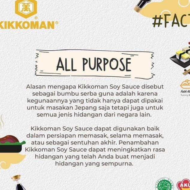 

Kikkoman All Puose Soy Sauce Halal 2 Liter Jeren Kecap Asin Jepang