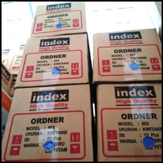 

Odner Index Kwitansi (A5) 7Cm Biru Per Dus(12Bh)