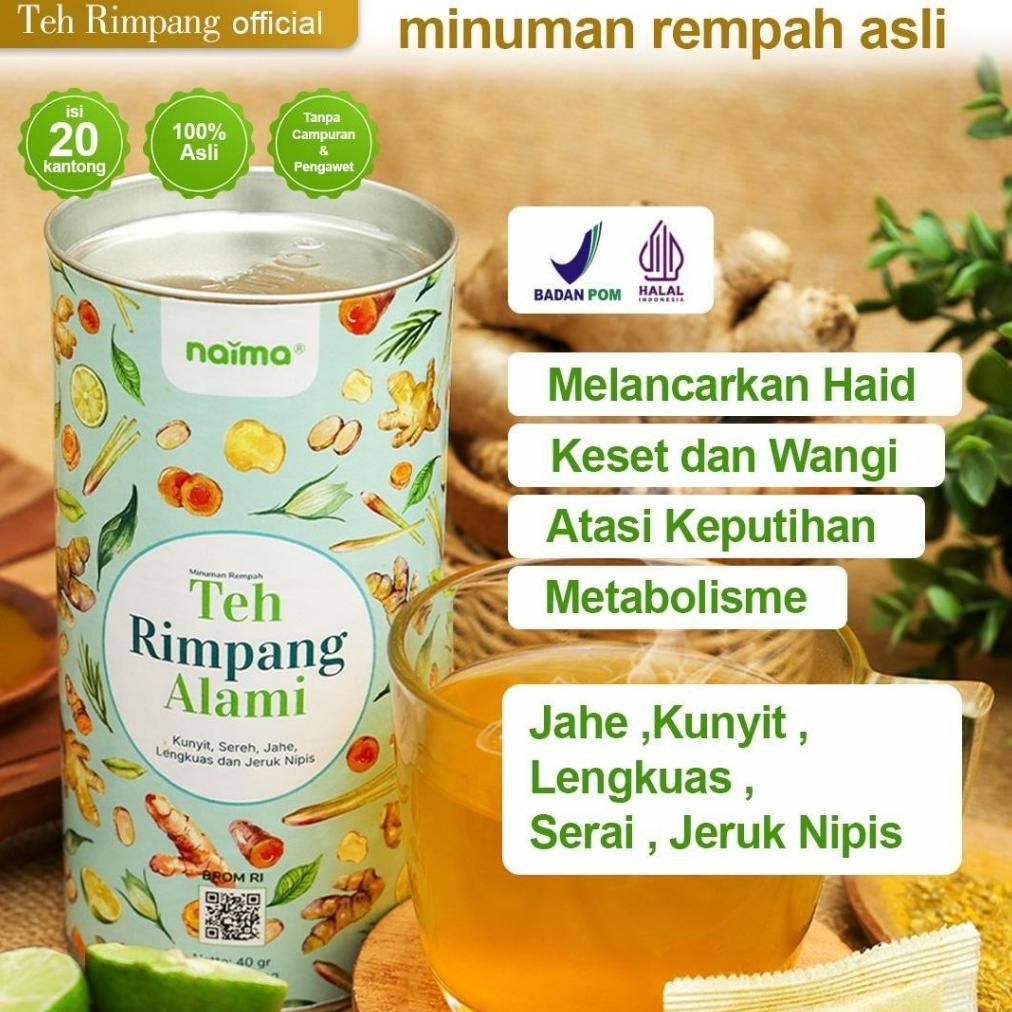 

SALE! TEH RIMPANG PELANCAR HAID CELUP - KUNYIT JAHE LENGKUAS SEREH NIPIS HERBAL PROGRAM HAMIL