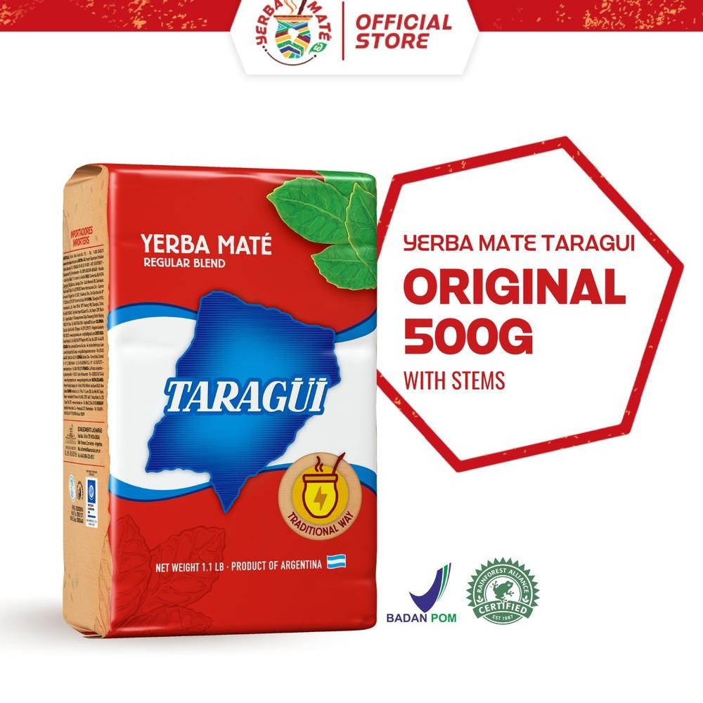 

SALE! TARAGUI YERBA MATE ORIGINAL 500G - TEH HERBAL ARGENTINA DENGAN STEMS