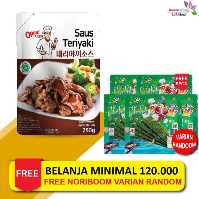 

OppaOppa Saus Teriyaki/Teriyaki Sauce/Sauce Saus Steak BBQ Halal 250g