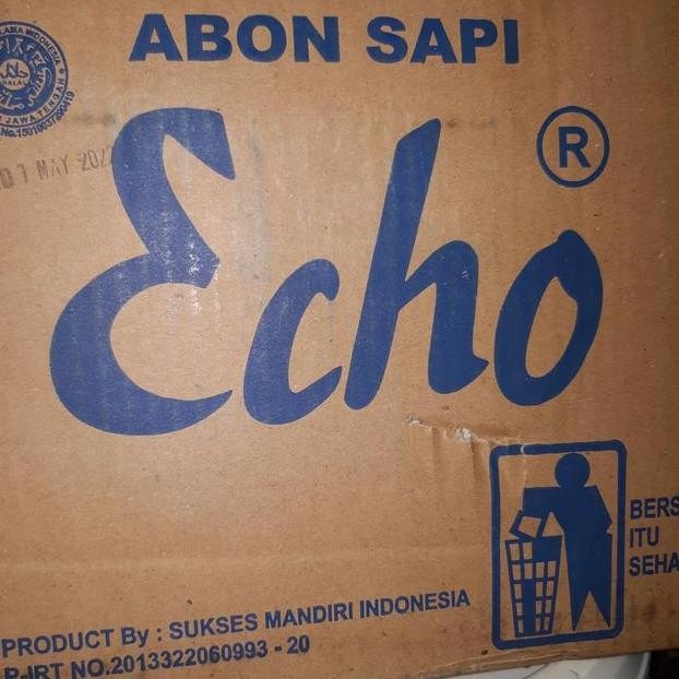 

Abon Sapi Merk Echo Kemasan 1Kg