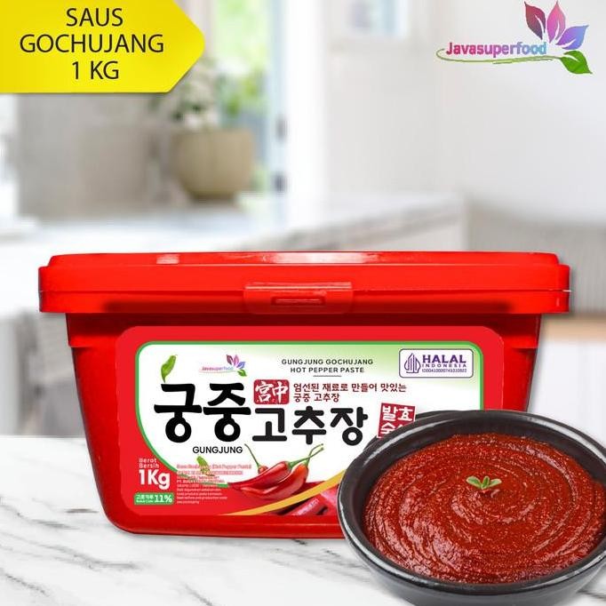 

[HALAL] GJUNG GOCHUJANG HOT PEPPER TASTE / PASTA CABAI PEDAS KOREA 1Kg