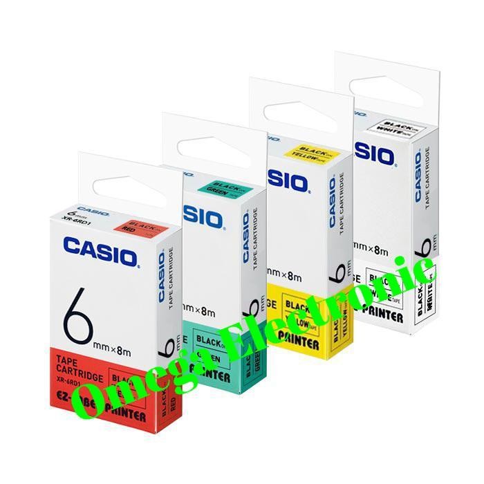 

Pita / Ez Label Printer Casio 6Mm Original Dan Terpercaya