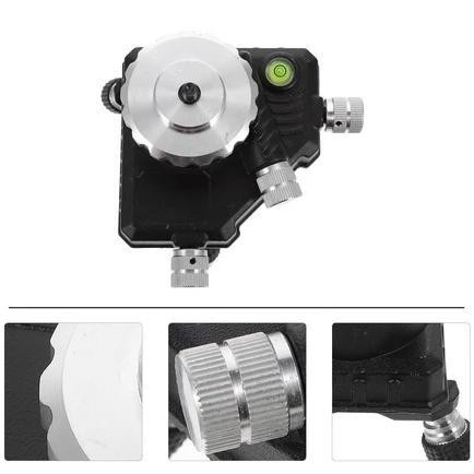 

360 Rotary Base Tripod Stand Bracket Base 1 / 4 " Adapter Laser Level 12 Line Tripod Adapter
