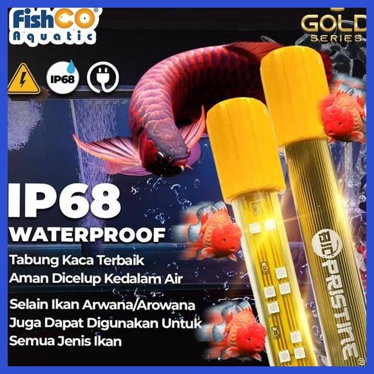 (RATUBEE) BIOPRISTINE LAMPU VIEW LAMP GOLD 82CM - LAMPU CELUP LAMPU AQUARIUM PERALATAN AQUARIUM IKAN