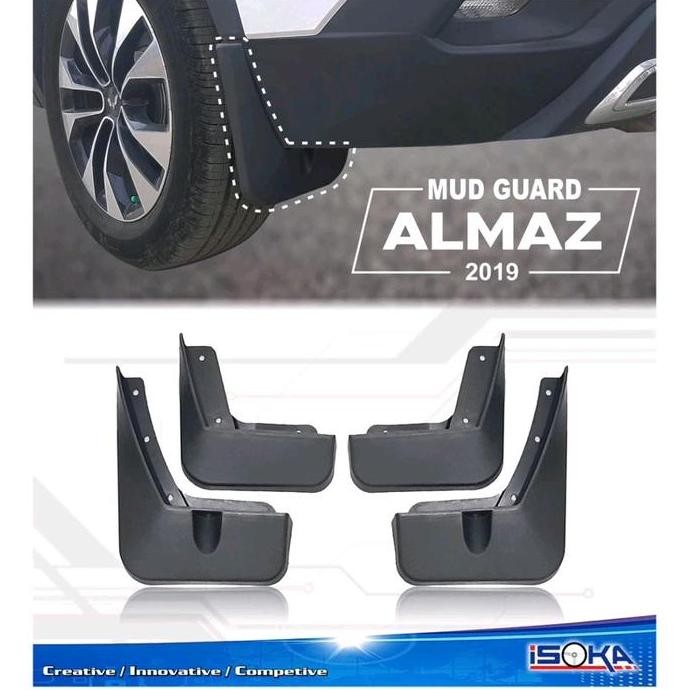NEW Mudguard Mud Guard Wuling Almaz karpet roda almaz penahan lumpur Wuling Almaz plastik sparkboard