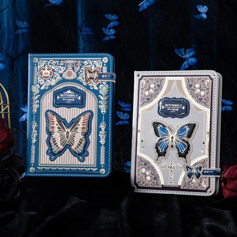 

Siap Kirim Notebook Magnetik Butterfly PU Leather / Buku Diary Lucu Estetik 0796