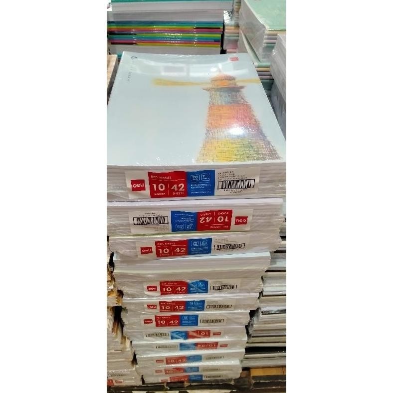 

Siap Kirim Buku Tulis Campus DELI Boxy 42 Lembar - 1 Pak Isi 10 Buku | Ready Sekolah