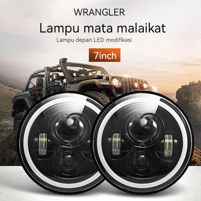 [DISKON] Lampu LED Projie Daymaker Putih Kuning Lampu Daymaker Projie Running LED 7 Inch Lampu Utama