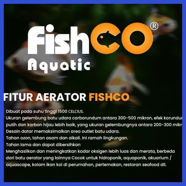 (RATUBEE) BATU AERATOR AERASI / AIR STONE GELEMBUNG UDARA BULAT 30MM PERALATAN AQUARIUM IKAN AKUARIU