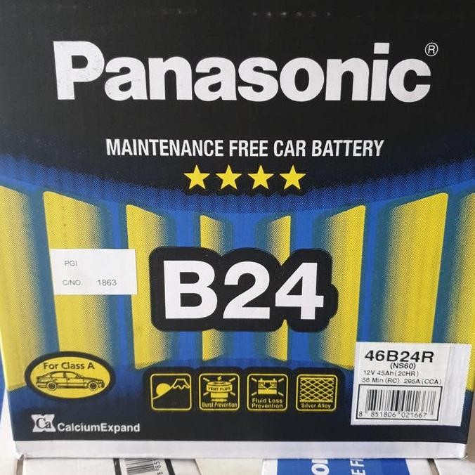 Aki Mobil Panasonic Mf Ns60 45Ah