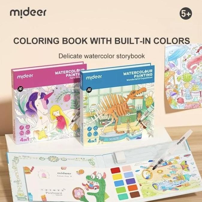

Mideer Watercolour Painting Toy Kids Fairy Dream Wonderland Exhibition