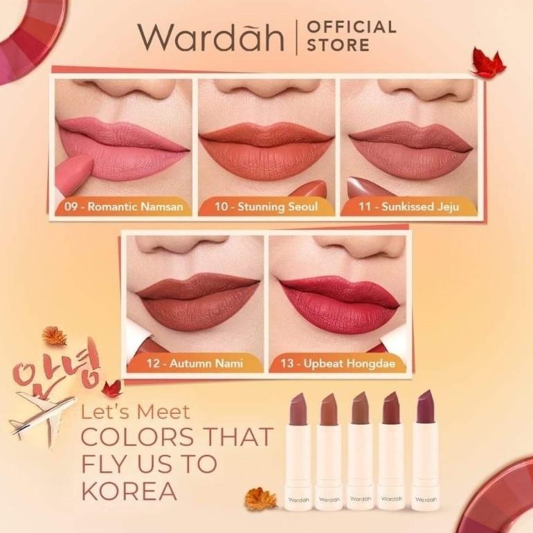 (Terbaru) Wardah Colorfit Ultralight Matte Lipstik / Lipstik Wardah / Lipstik Matte / Lipstik (Terla