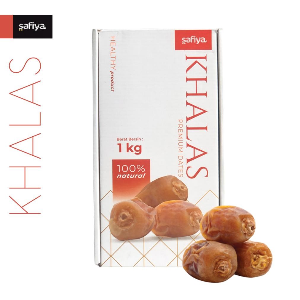 

New! Safiya Kurma Khalas Saad 1 Kg Kholas Dates Premium ~