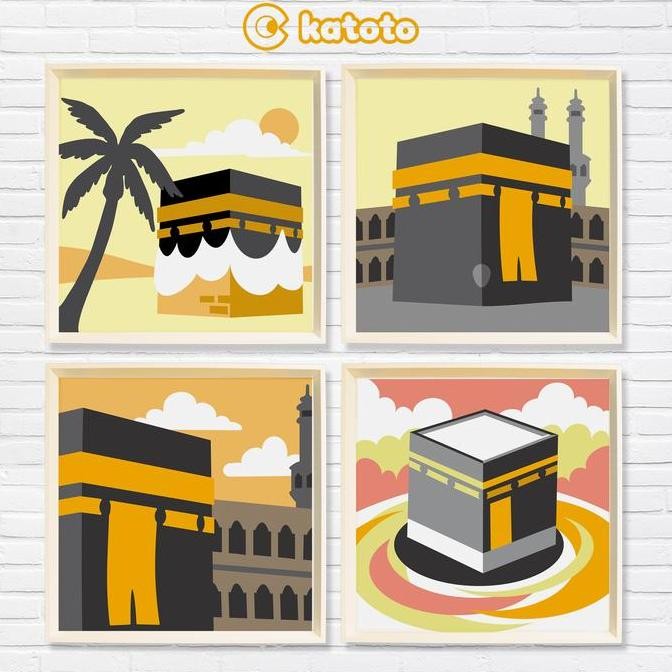 

Paint By Numbers Kabah Masjid Ramadan & Idul Fitri Muslim Kado Melukis