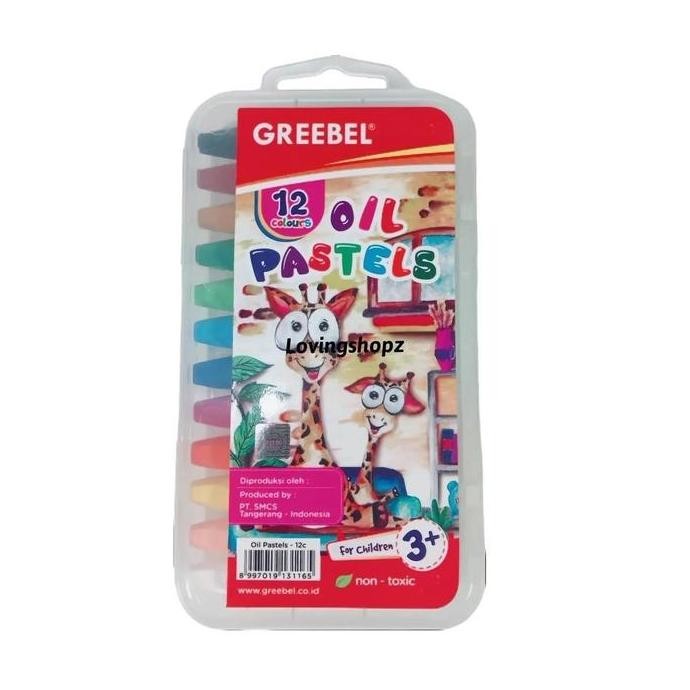 

Greebel Crayon Oil Pastel 12 Warna, Peralatan Gambar Anak, Tidak Menggumpal & Tidak Gampang Patah, Non-Toksik, 12 C, Stationery Krayon - Painting