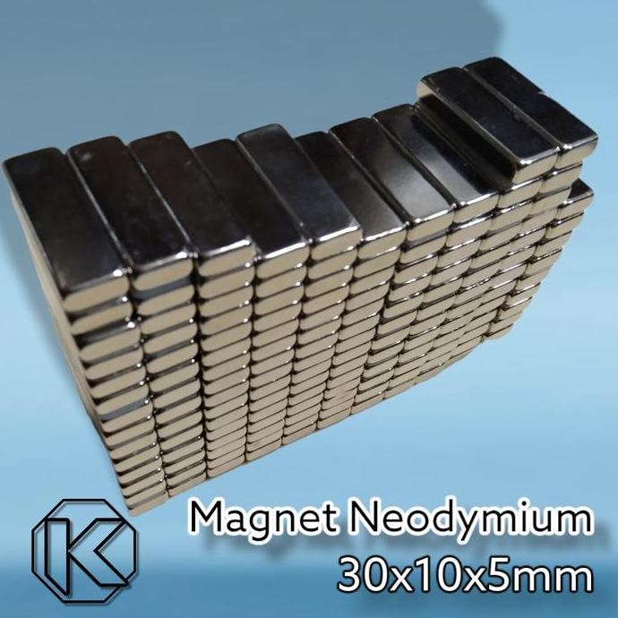 Magnet Neodymium 30X10X5Mm Grade N52