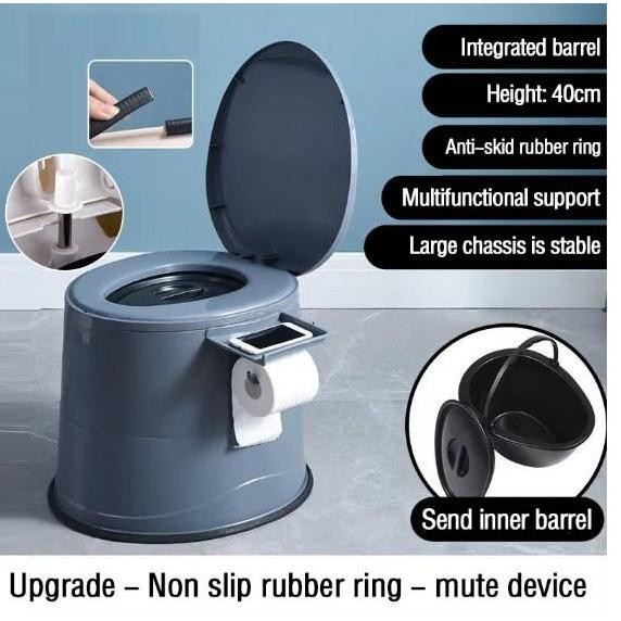 Kloset Portable Lansia / Kursi Pispot Ibu Hamil Pispot/Kursi Toilet / Toilet Portable/ Wc Duduk Lans