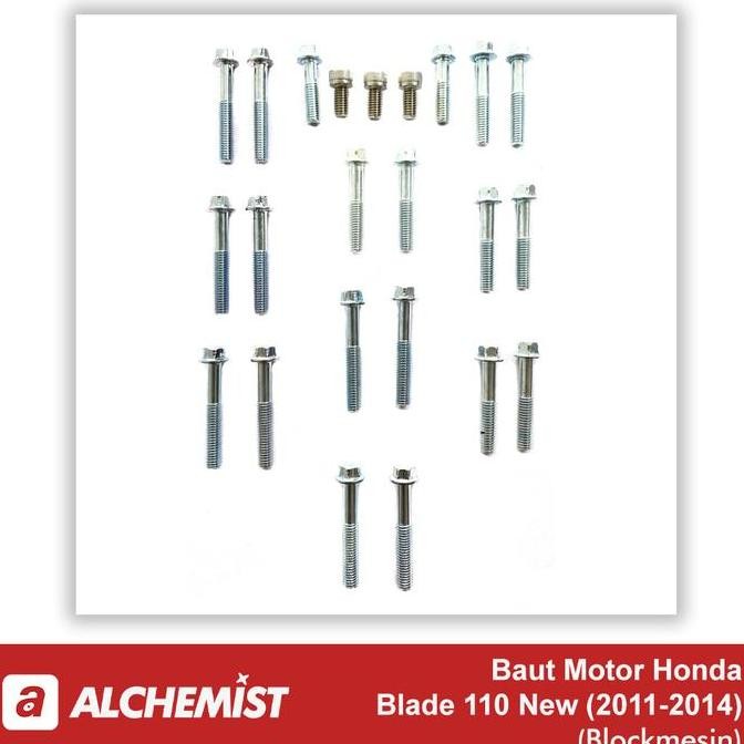 Baut Honda Blade 110 Full Set / Baut Honda Blade 110 Full Body