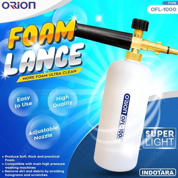 Foam Lance Snow Wash Jet Cleaner Orion - Ofl1000