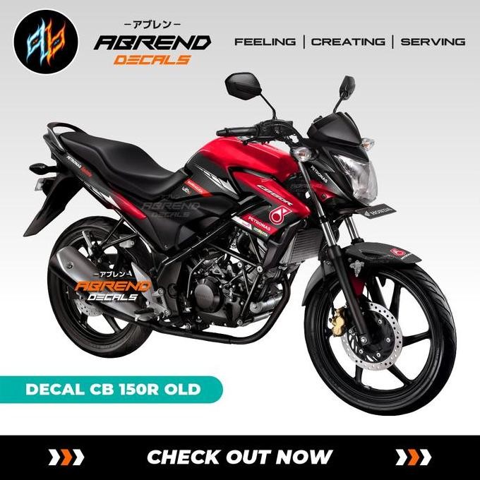 Decal Cb 150 R Old Petronas Full Body / Stiker Motor Honda CB 150R Old