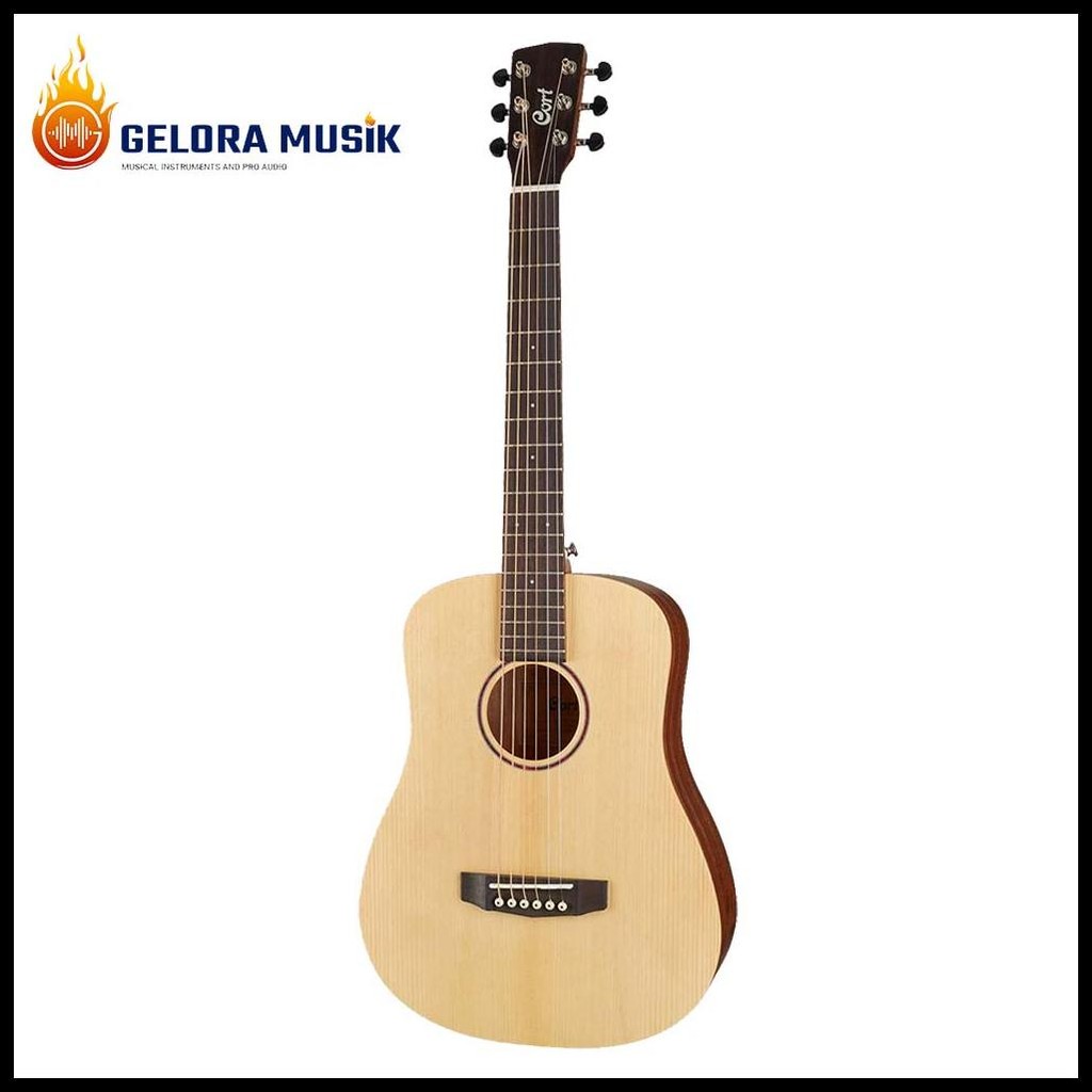 GITAR AKUSTIK ELEKTRIK CORT EARTH MINI-E ADIRONDACK-OP (CE304T)