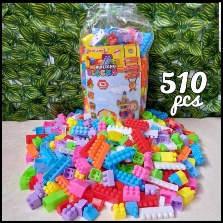 Mainan Susun Balok Block - Mainan Susun Merangkai Block Robot Mobil - Mainan Edukasi Anak Menyusun B