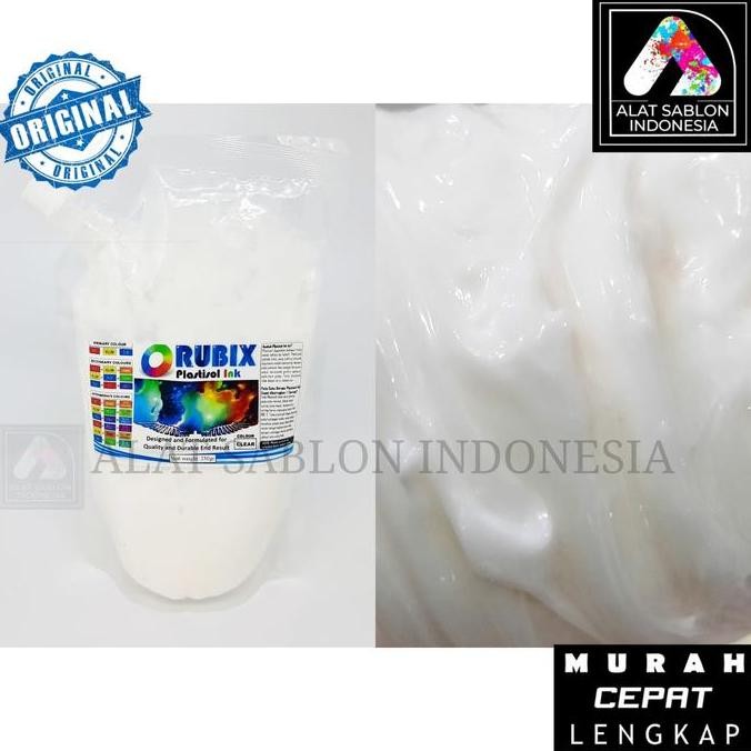 

Tinta Sablon Plastisol Rubix Clear/Transparant 200Gr