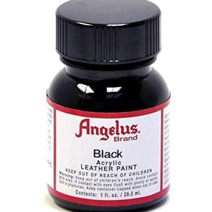 

Angelus Black Acrylic Leather Paint Cat Bahan Kulit 1 Oz 29Ml