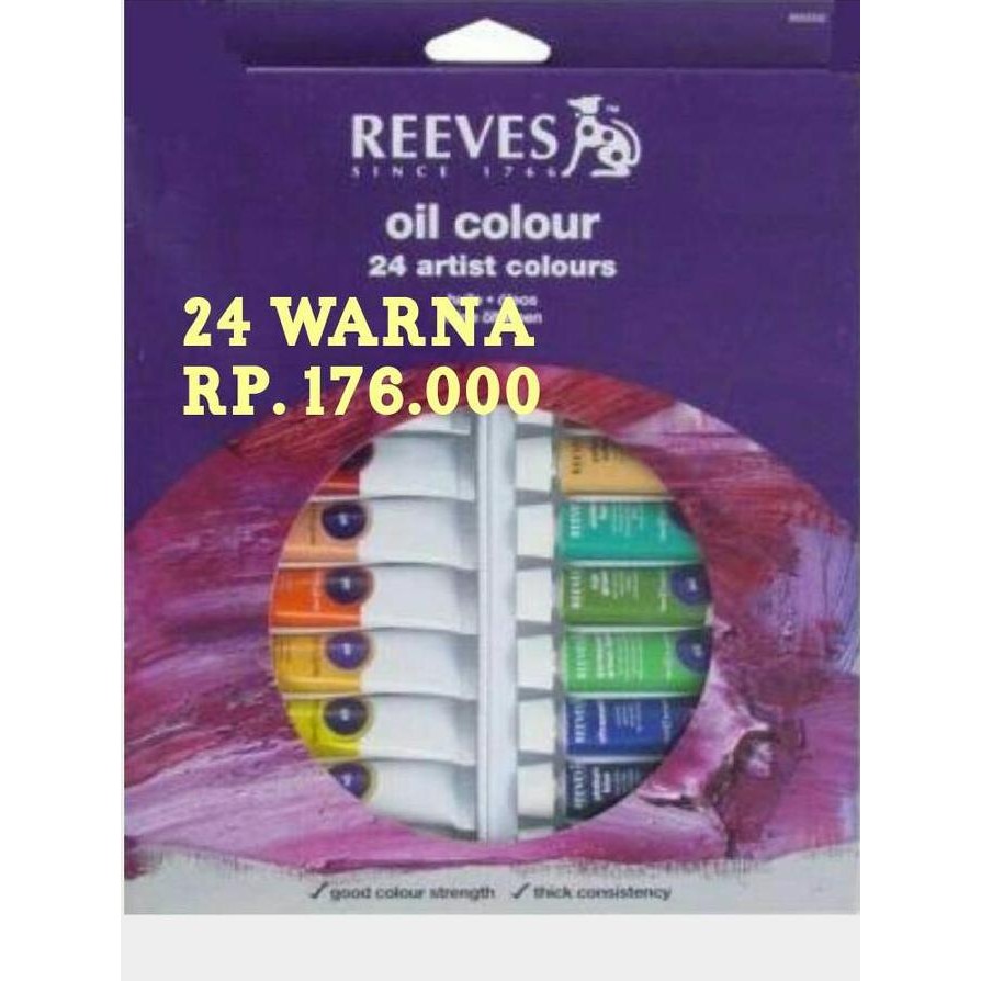 

Reeves Oil Color 24W ( Cat Minyak)