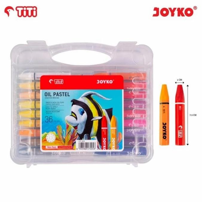 

Oil Pastel Krayon Minyak Joyko Titi Op-36S 36 Warna Colors