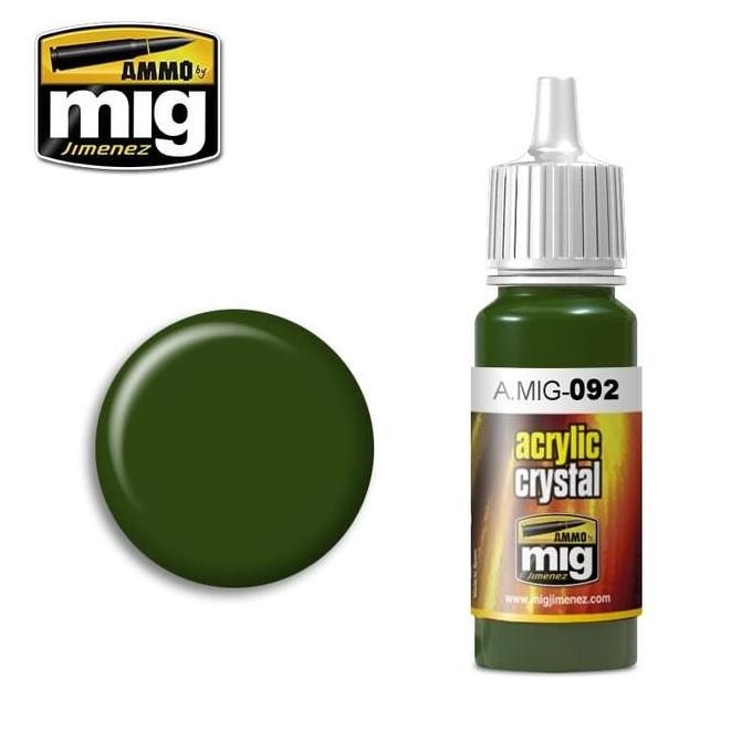 

Amig0092 : Clear Green / Crystal Transparent Color - Ammo Acrylic Paint