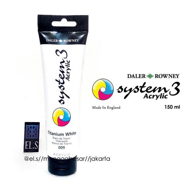 

Daler Rowney System3 Titanium White ( Cat Akrilik ) 150 Ml
