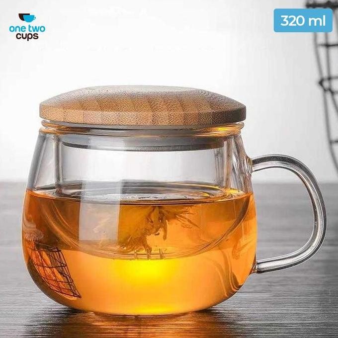 Gelas Infuser Dengan Saringan Teh With Infuser Filter