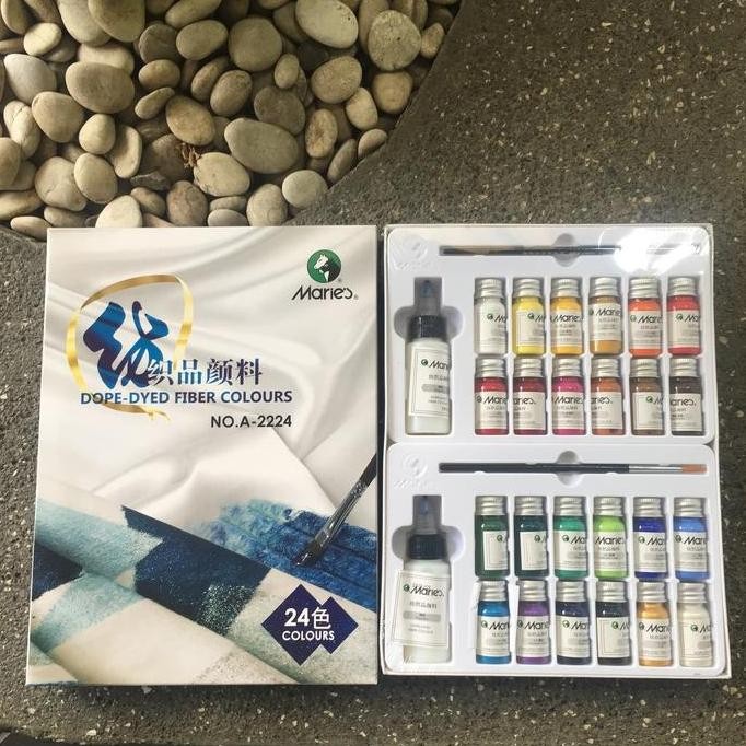 

Maries Fabric Color Set 24 Colors - Cat Kain Maries 24 Warna Set